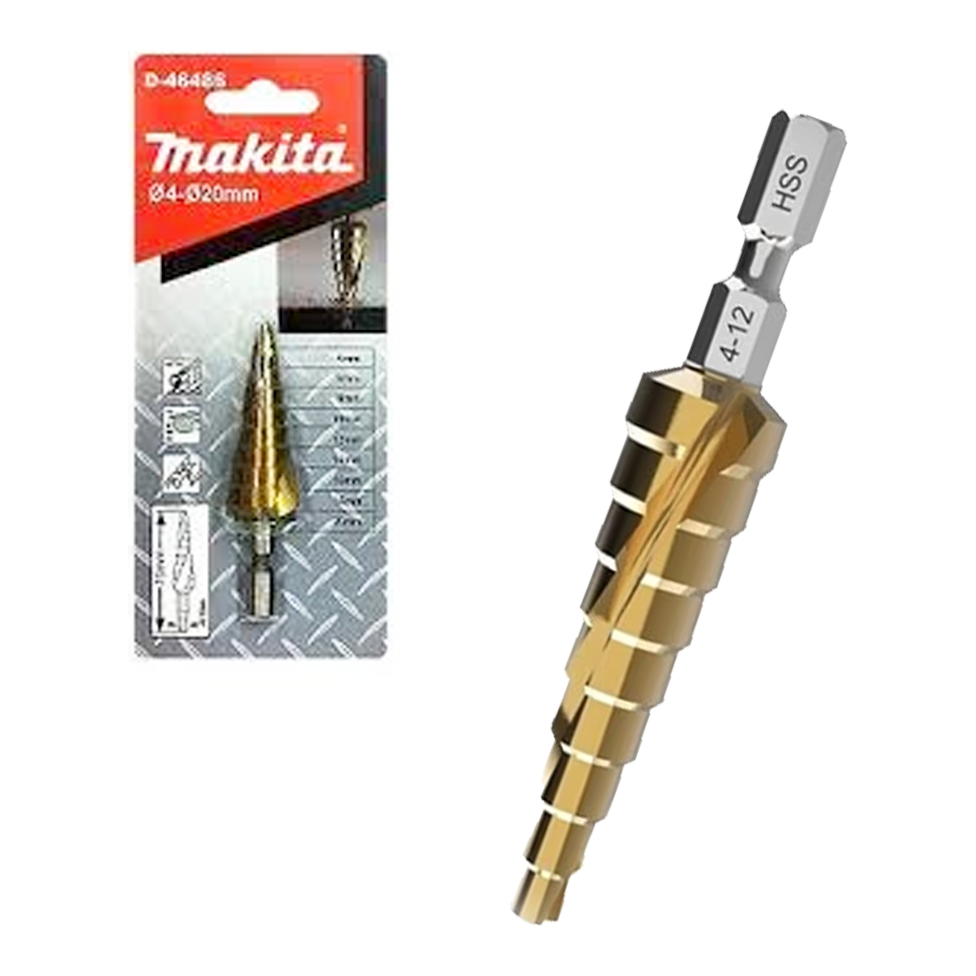 Makita D-46470 Step Drill Bit 1/4 Makita D-46470 Step Drill Bit 1/4